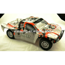 coche rc 1/10, elctric cepillado car, carro de curso corto de cepillado